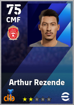 Arthur Rezende — CMF, OVR 75, MAX 75