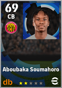Aboubaka Soumahoro — CB, OVR 69, MAX 69