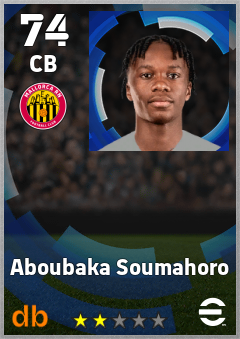 Aboubaka Soumahoro — CB, OVR 74, MAX 74