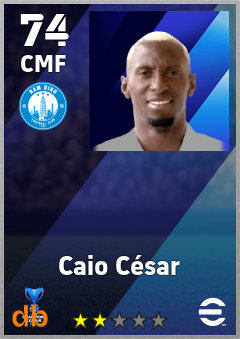 Caio César — CMF, OVR 74, MAX 74