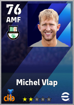 Michel Vlap — AMF, OVR 76, MAX 76