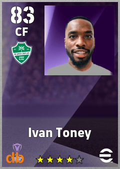 Ivan Toney — CF, OVR 83, MAX 83