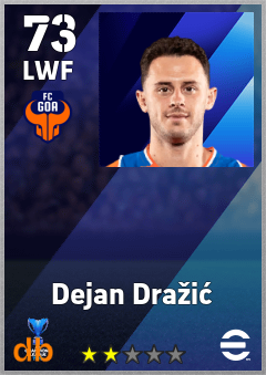 Dejan Dražić — LWF, OVR 73, MAX 73