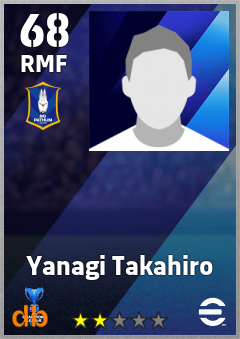 Yanagi Takahiro — RMF, OVR 68, MAX 68