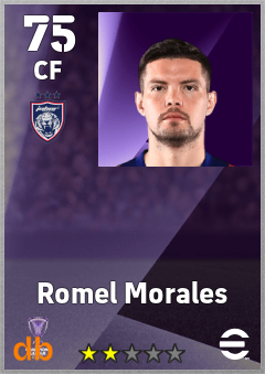 Romel Morales — CF, OVR 75, MAX 75