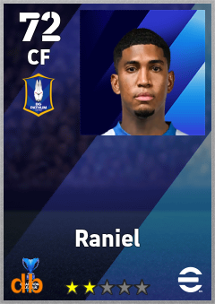 Raniel — CF, OVR 72, MAX 72