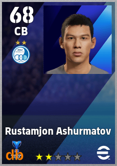Rustamjon Ashurmatov eFootball player card