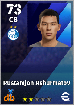Rustamjon Ashurmatov — CB, OVR 73, MAX 73