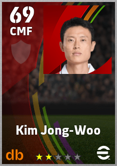 Kim Jong-Woo eFootball player card