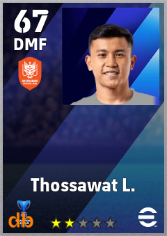 Thossawat L. — DMF, OVR 67, MAX 67