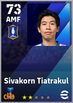 Sivakorn Tiatrakul — AMF, OVR 73, MAX 73