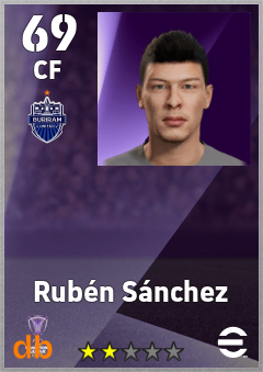 Rubén Sánchez eFootball player card