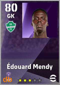 Édouard Mendy — GK, OVR 80, MAX 80
