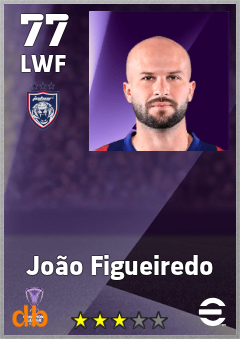 João Figueiredo — LWF, OVR 77, MAX 77