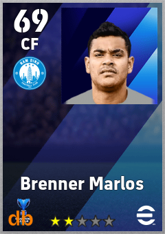 Brenner Marlos — CF, OVR 69, MAX 69