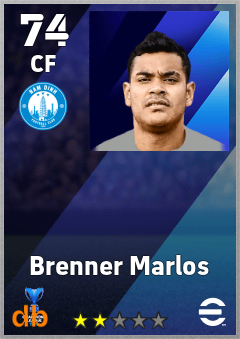Brenner Marlos — CF, OVR 74, MAX 74