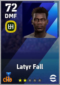 Latyr Fall — DMF, OVR 72, MAX 72