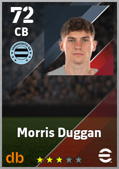 Morris Duggan — CB, OVR 72, MAX 72