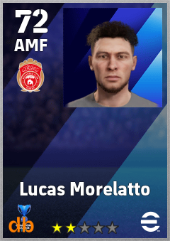 Lucas Morelatto — AMF, OVR 72, MAX 72