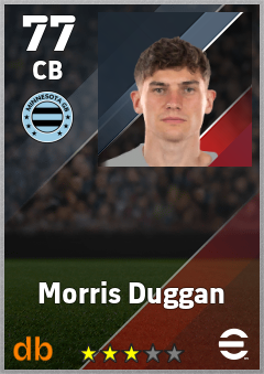Morris Duggan eFootball player card