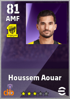 Houssem Aouar — AMF, OVR 81, MAX 81