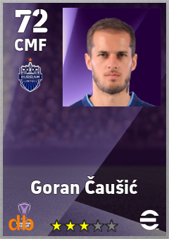 Goran Čaušić eFootball player card