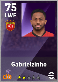 Gabrielzinho — LWF, OVR 75, MAX 75