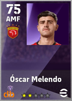 Óscar Melendo — AMF, OVR 75, MAX 75