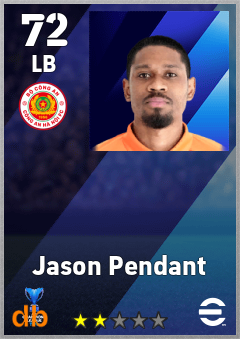 Jason Pendant — LB, OVR 72, MAX 72