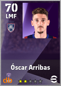Óscar Arribas eFootball player card