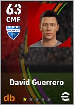 David Guerrero eFootball player card