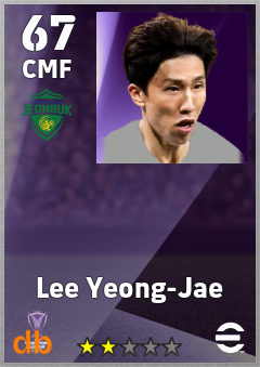 Lee Yeong-Jae eFootball player card