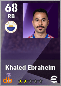 Khaled Ebraheim eFootball player card