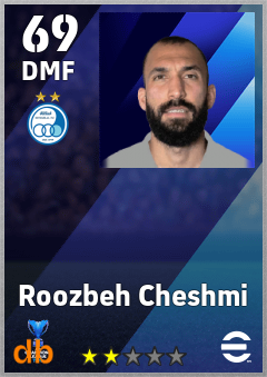 Roozbeh Cheshmi eFootball player card