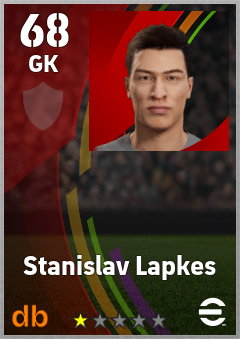 Stanislav Lapkes — GK, OVR 68, MAX 68