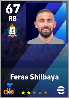 Feras Shilbaya — RB, OVR 67, MAX 67