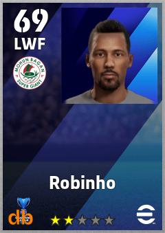 Robinho — LWF, OVR 69, MAX 69