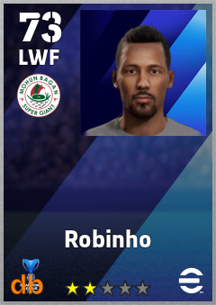 Robinho — LWF, OVR 73, MAX 73
