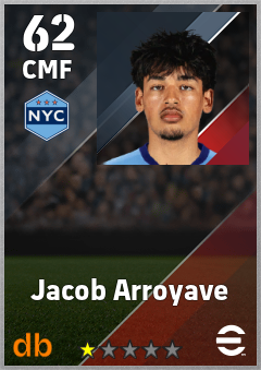 Jacob Arroyave — CMF, OVR 62, MAX 62
