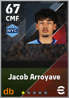 Jacob Arroyave — CMF, OVR 67, MAX 67