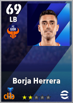 Borja Herrera — LB, OVR 69, MAX 69