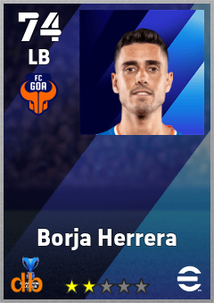Borja Herrera — LB, OVR 74, MAX 74