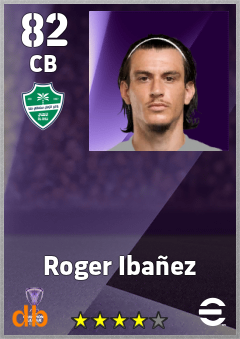Roger Ibañez — CB, OVR 82, MAX 82