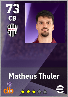 Matheus Thuler — CB, OVR 73, MAX 73
