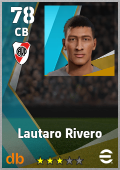 Lautaro Rivero — CB, OVR 78, MAX 78