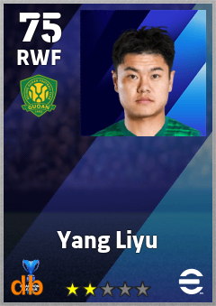 Yang Liyu — RWF, OVR 75, MAX 75