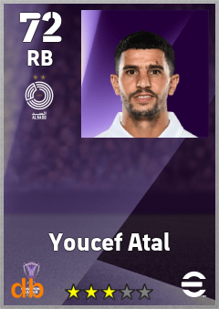 Youcef Atal eFootball player card