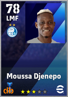 Moussa Djenepo — LMF, OVR 78, MAX 78