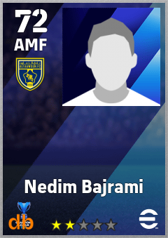Nedim Bajrami — AMF, OVR 72, MAX 72
