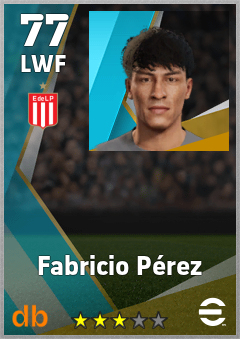 Fabricio Pérez — LWF, OVR 77, MAX 77
